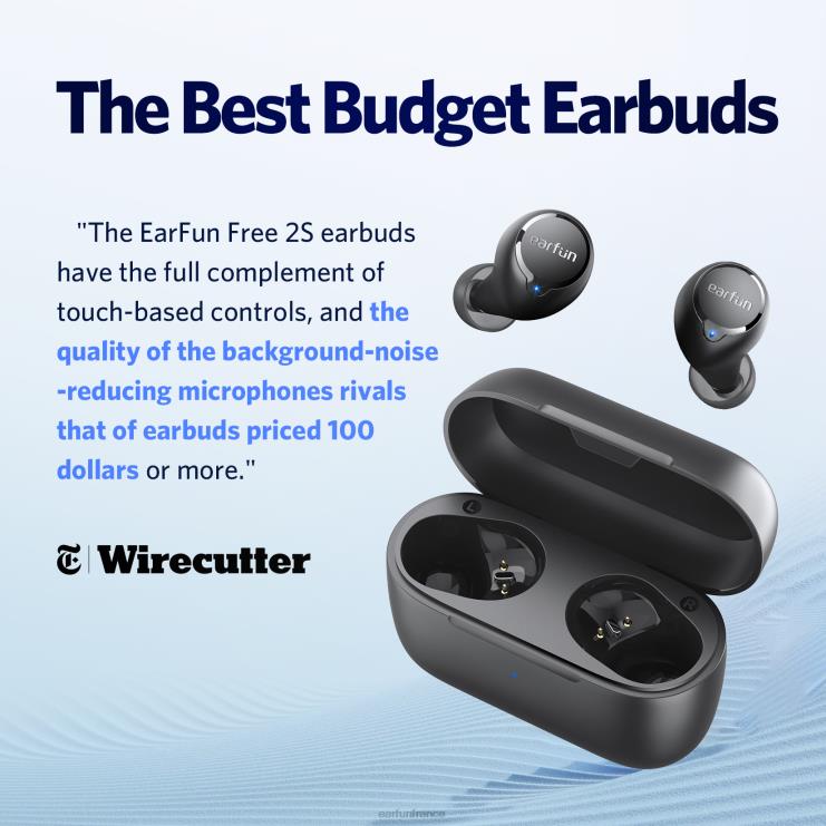 EarFun écouteurs 2s gratuits B00VV19 noir