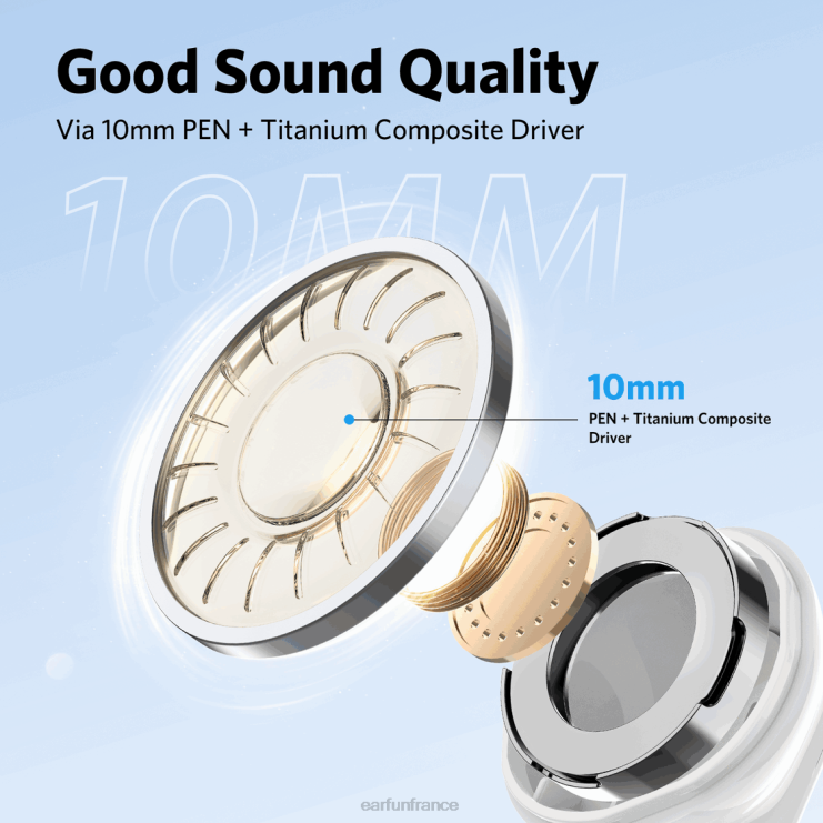 EarFun écouteurs air mini 2 B00VV17 blanc