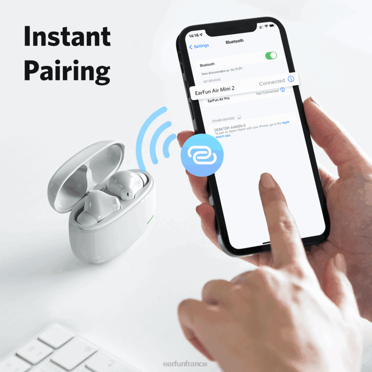 EarFun écouteurs air mini 2 B00VV17 blanc