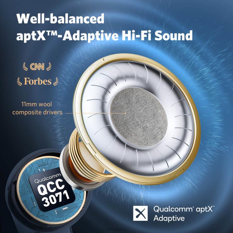 EarFun écouteurs air pro 3 B00VV5 bleu marine