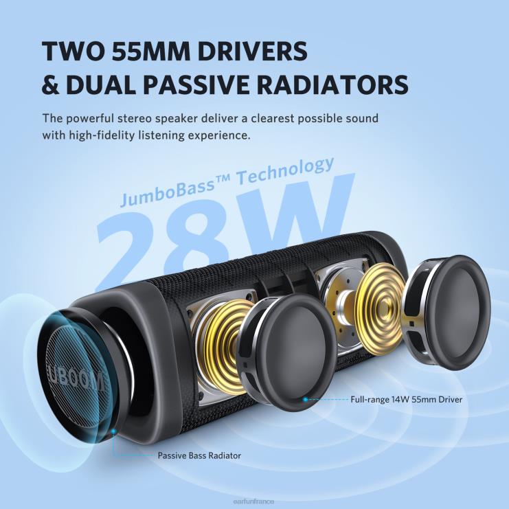 EarFun haut-parleurs uboom l B00VV21 noir